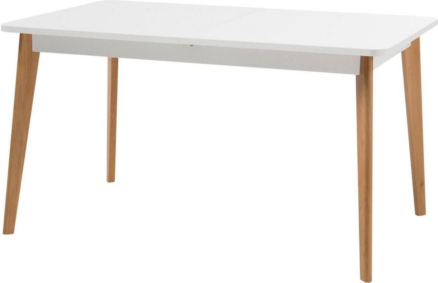 Andas Eettafel MERLE Scandi Design breedte 140 (-180) cm