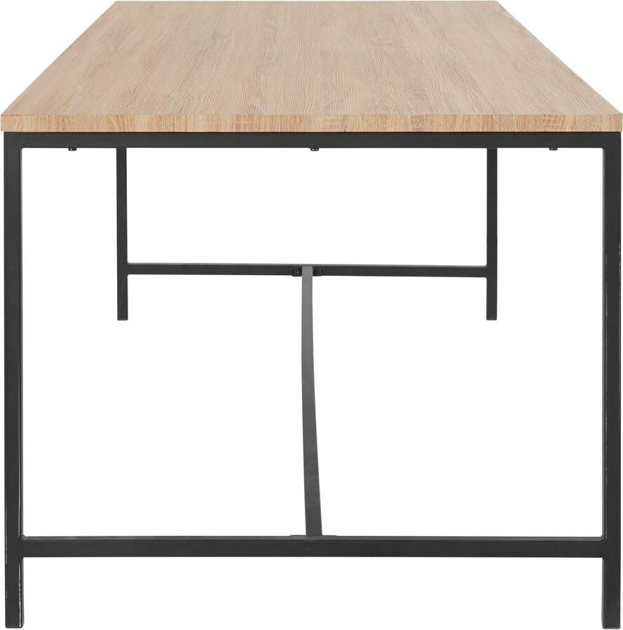 Andas Eettafel Vadum met tafelblad in een hout-look en voelbare structuur hoogte 76 cm (1 stuk)