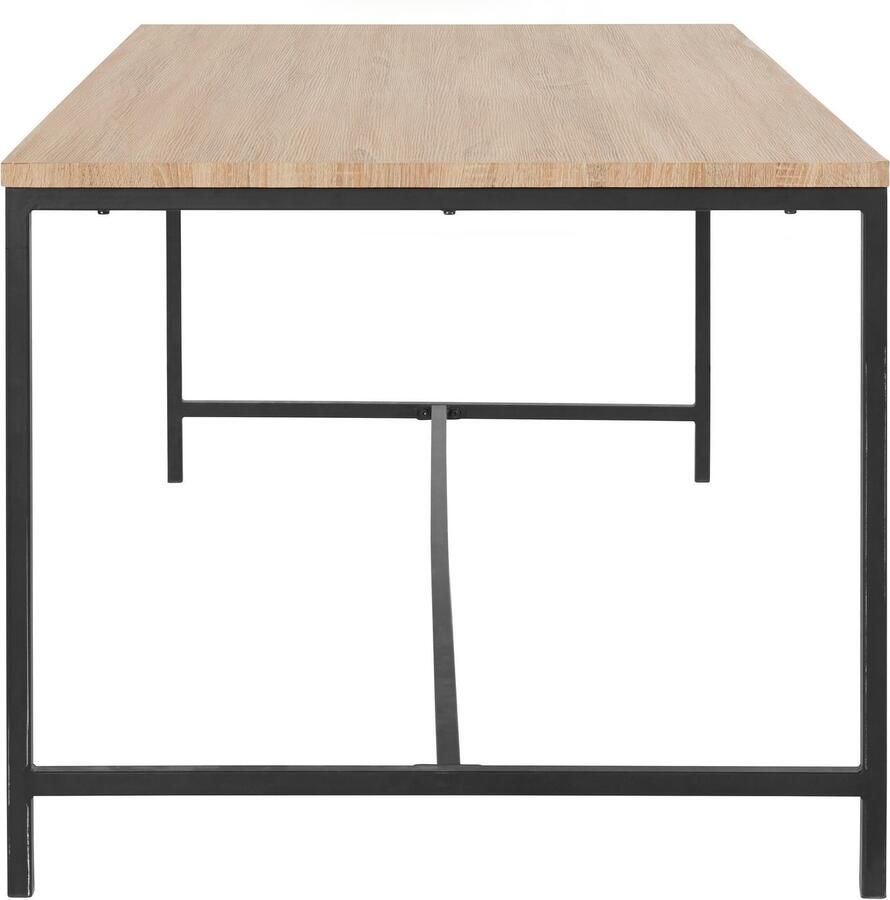 Andas Eettafel Vadum met tafelblad in een hout-look en voelbare structuur hoogte 76 cm (1 stuk)