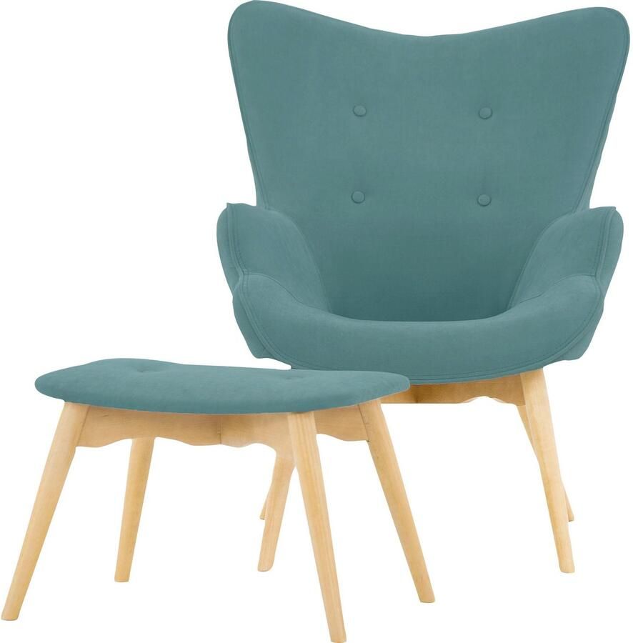 Home affaire Fauteuil Egense naar keuze met of zonder hocker