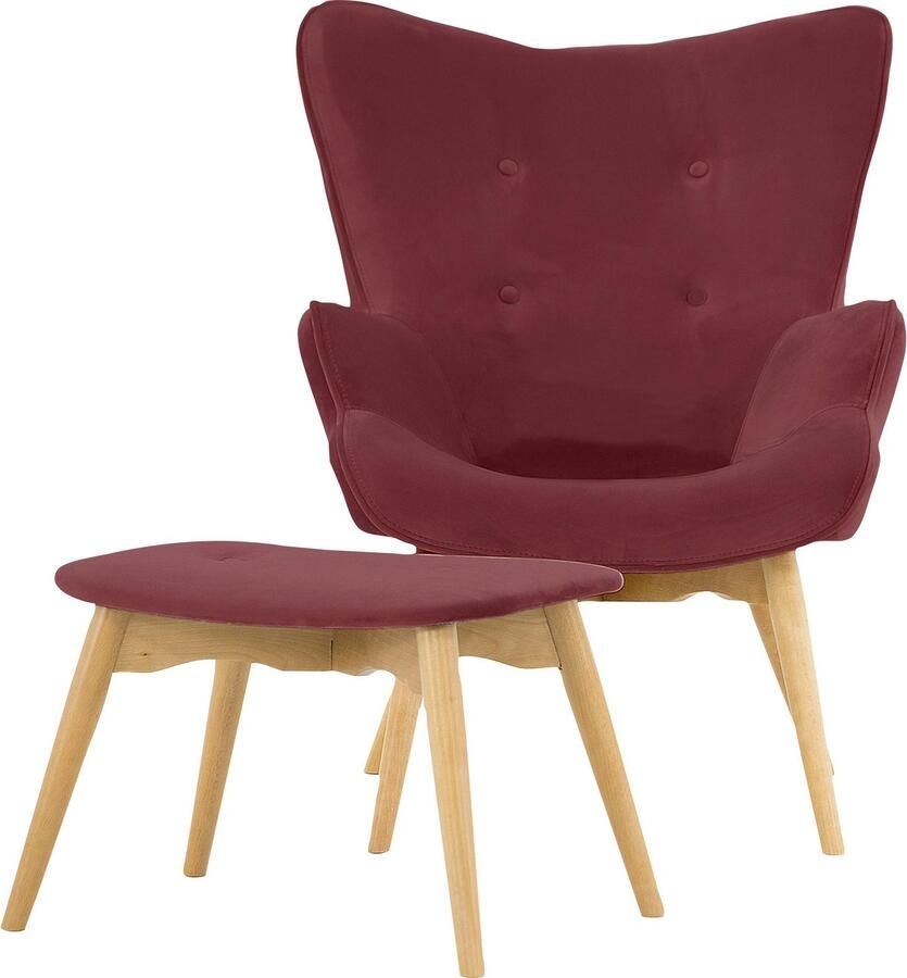 Home affaire Fauteuil Egense naar keuze met of zonder hocker