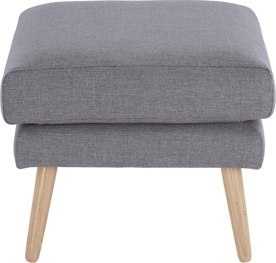 OTTO Hocker Bille met eiken poten design by morten georgsen