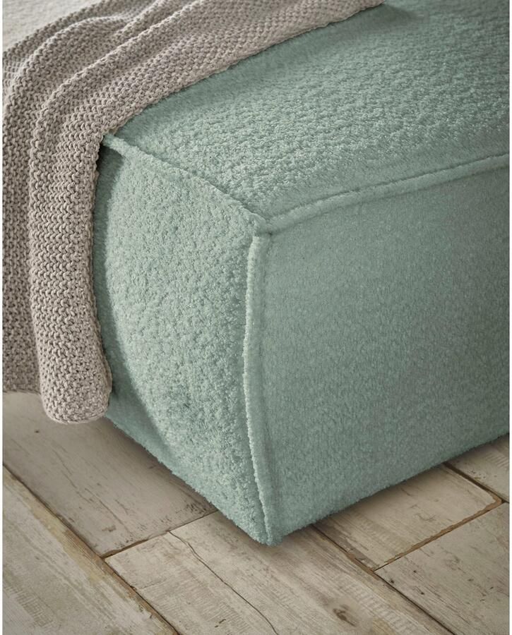 OTTO Hocker FINNLEY Gestoffeerde hocker in Bouclé structuur fijn u. Mega Cord beschikbaar