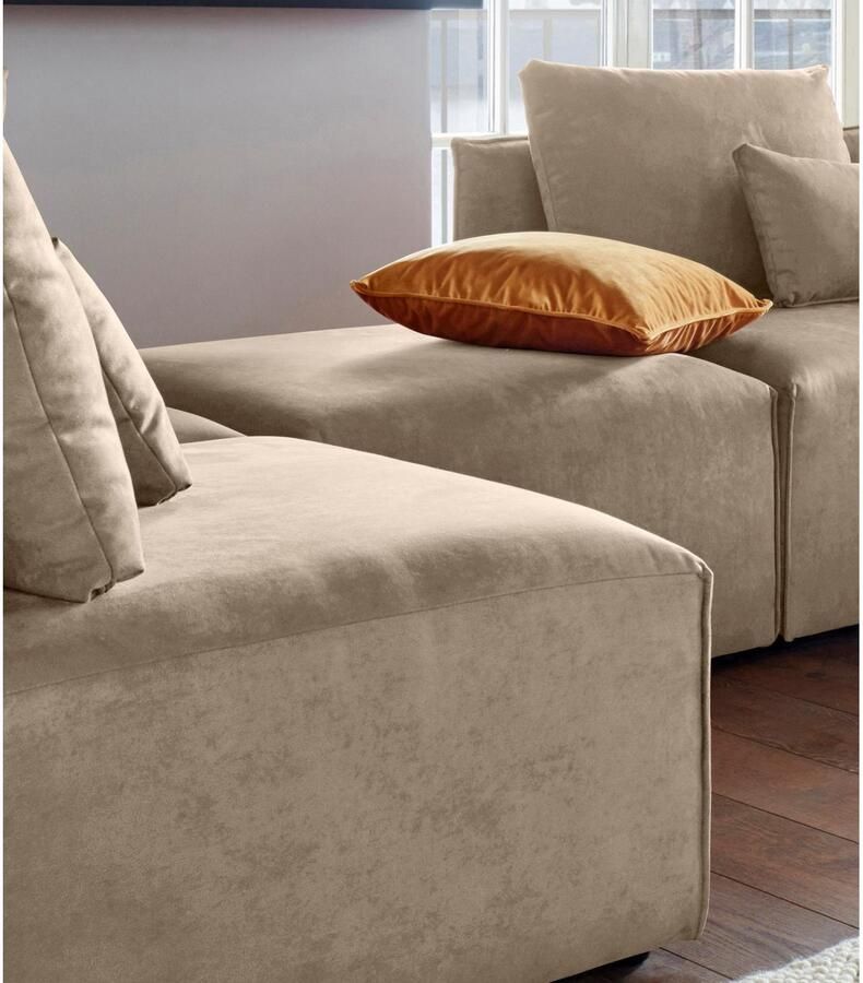 OTTO Hocker Nöre Modulair om samen te stellen in vele stofkwaliteiten en kleuren