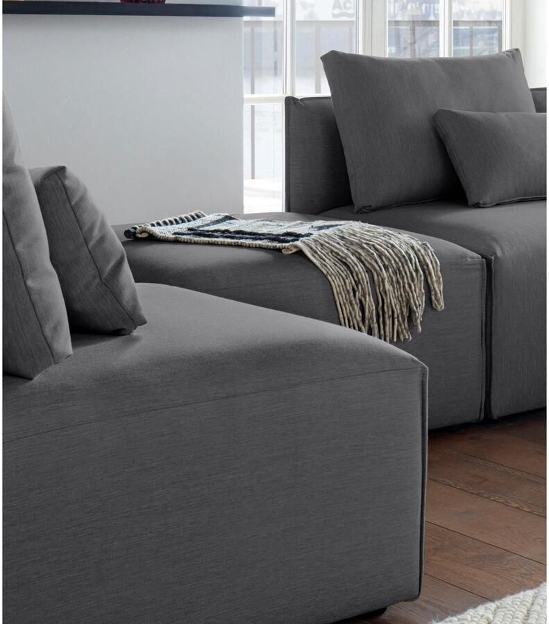 OTTO Hocker Nöre Modulair om samen te stellen in vele stofkwaliteiten en kleuren