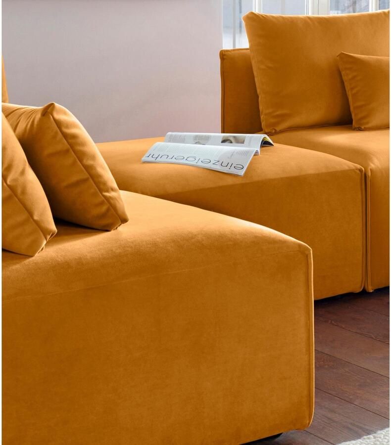 OTTO Hocker Nöre Modulair om samen te stellen in vele stofkwaliteiten en kleuren