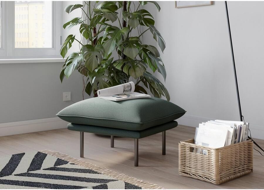 Andas Hocker Stine Bijzonder design door kussen-look en opstaande naad by Morten Georgsen