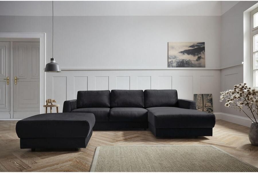 Andas Hoekbank Hobro L-vorm in 3 stofkwaliteiten in vele kleuren design by morten georgsen (2-delig)