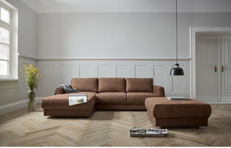 Andas Hoekbank Hobro L-vorm in 3 stofkwaliteiten in vele kleuren design by morten georgsen (2-delig)