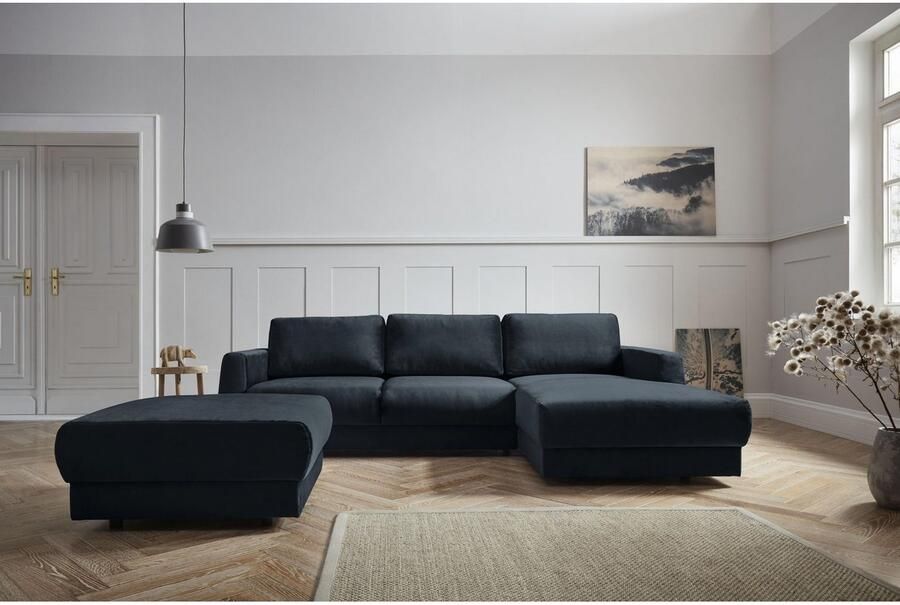 Andas Hoekbank Hobro L-vorm in 3 stofkwaliteiten in vele kleuren design by morten georgsen (2-delig)