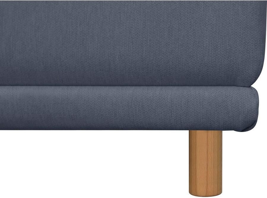 Andas Hoekbank Maroon L-vorm in een scandinavisch design met losse kussens