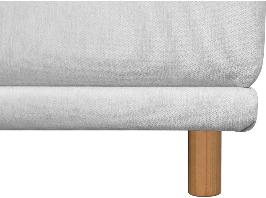 Andas Hoekbank Maroon L-vorm in een scandinavisch design met losse kussens