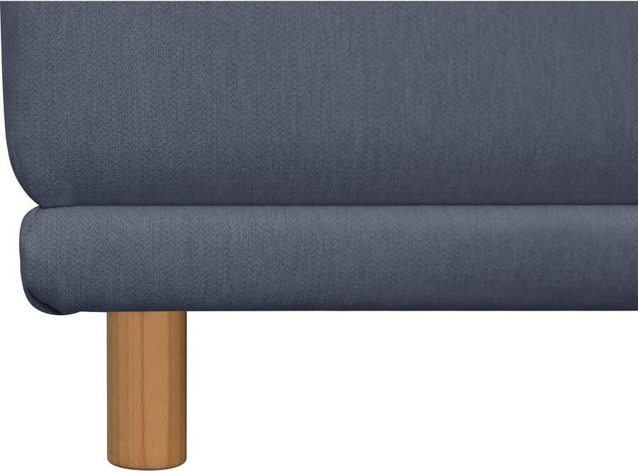 Andas Hoekbank Maroon L-vorm in een scandinavisch design met losse kussens