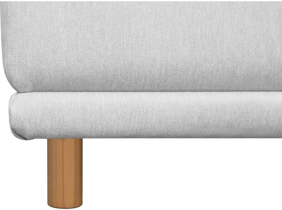 Andas Hoekbank Maroon L-vorm in een scandinavisch design met losse kussens