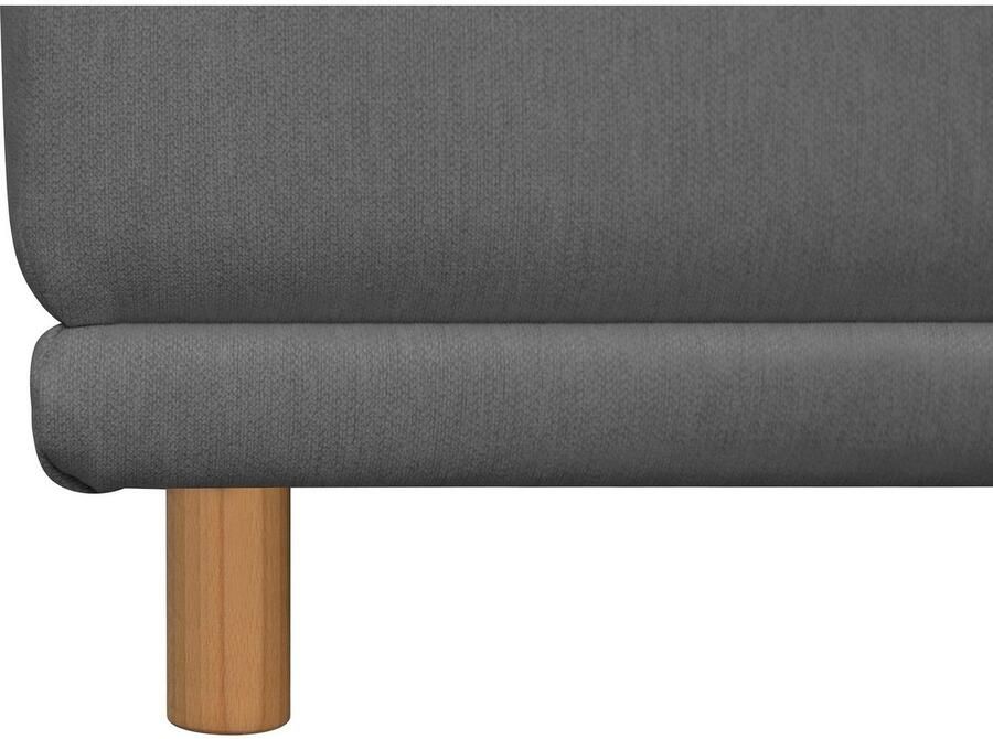 Andas Hoekbank Maroon L-vorm in een scandinavisch design met losse kussens