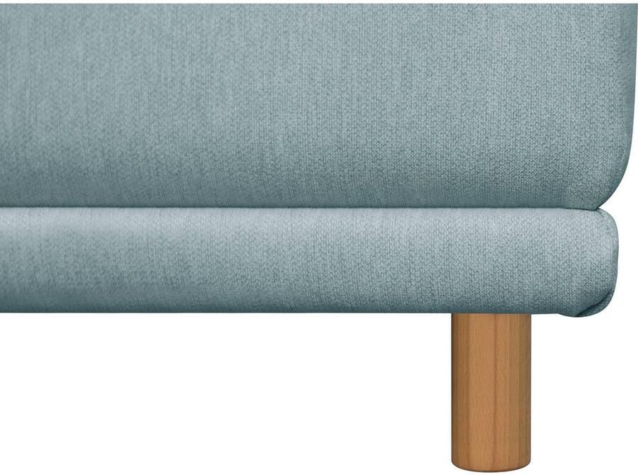 Andas Hoekbank Maroon L-vorm in een scandinavisch design met losse kussens