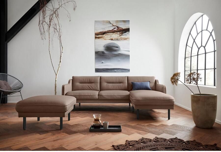 Andas Hoekbank Nordfyn L-vorm chic design in 3 stofkwaliteiten design by morten georgsen