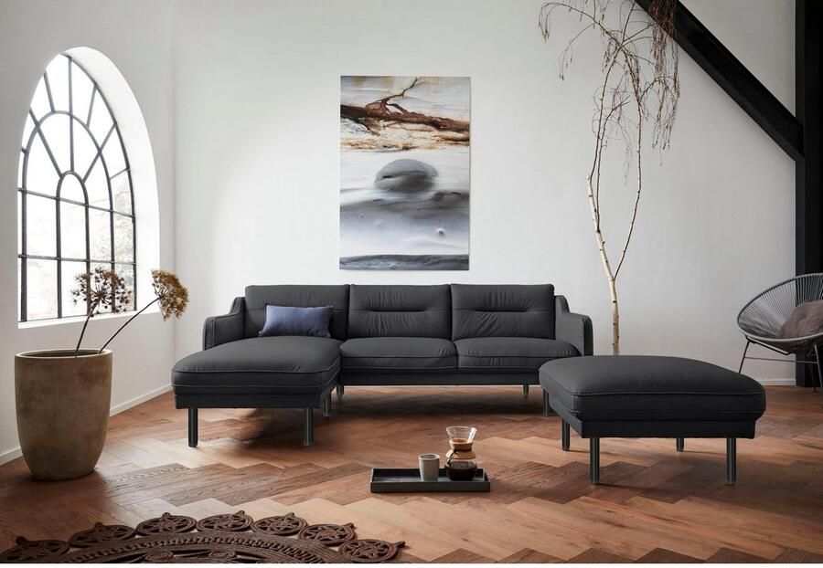 Andas Hoekbank Nordfyn L-vorm chic design in 3 stofkwaliteiten design by morten georgsen