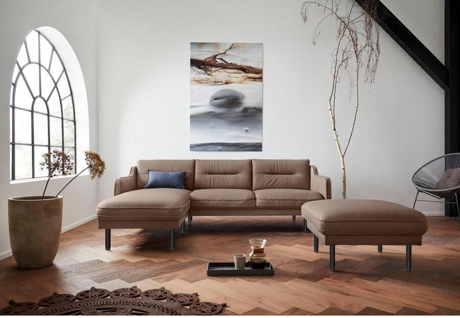 Andas Hoekbank Nordfyn L-vorm chic design in 3 stofkwaliteiten design by morten georgsen