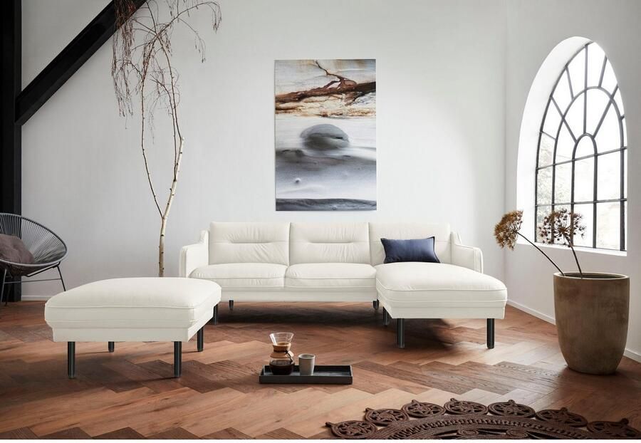 Andas Hoekbank Nordfyn L-vorm chic design in 3 stofkwaliteiten design by morten georgsen