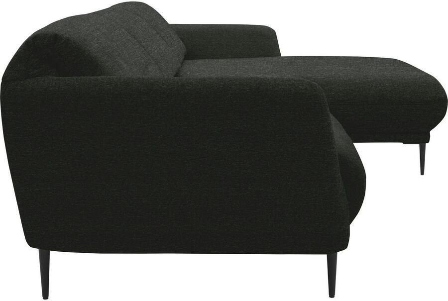 Andas Hoekbank Skovsende zitbreedte 245 cm rugleuning traploos opklapbaar voor