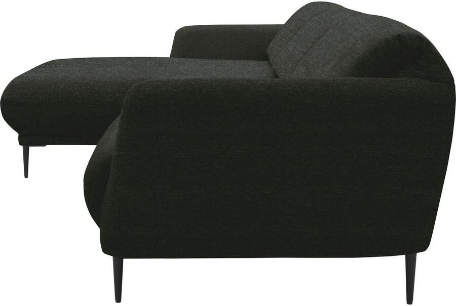 Andas Hoekbank Skovsende zitbreedte 245 cm rugleuning traploos opklapbaar voor