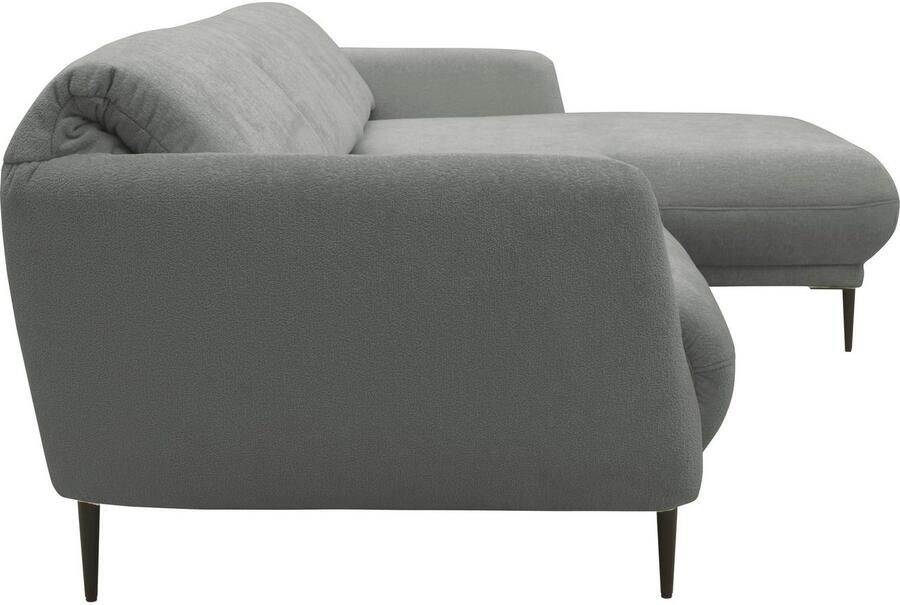 Andas Hoekbank Skovsende zitbreedte 245 cm rugleuning traploos opklapbaar voor