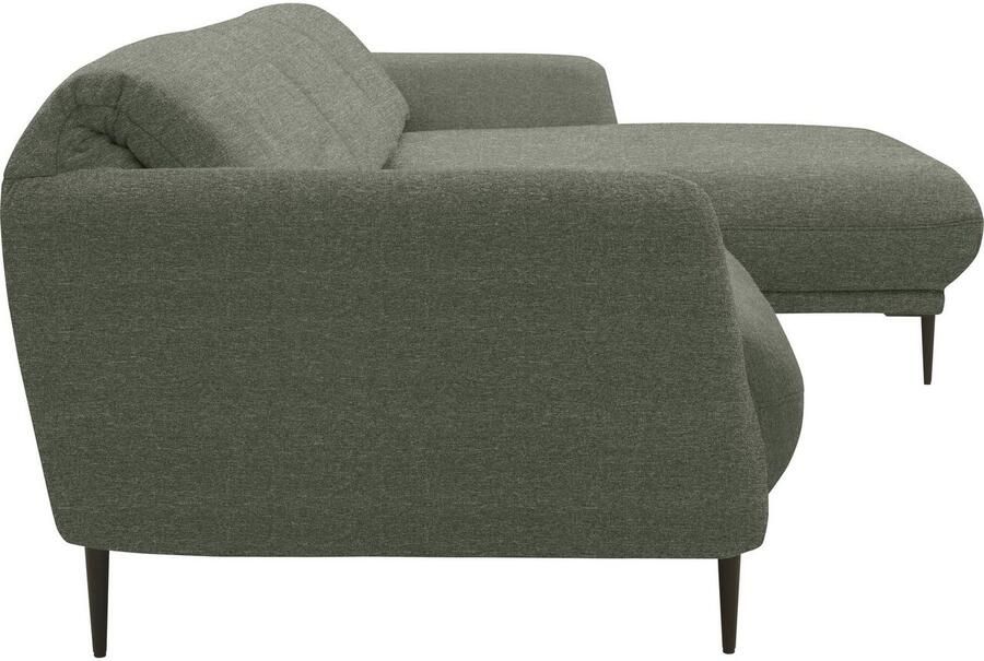 Andas Hoekbank Skovsende zitbreedte 245 cm rugleuning traploos opklapbaar voor