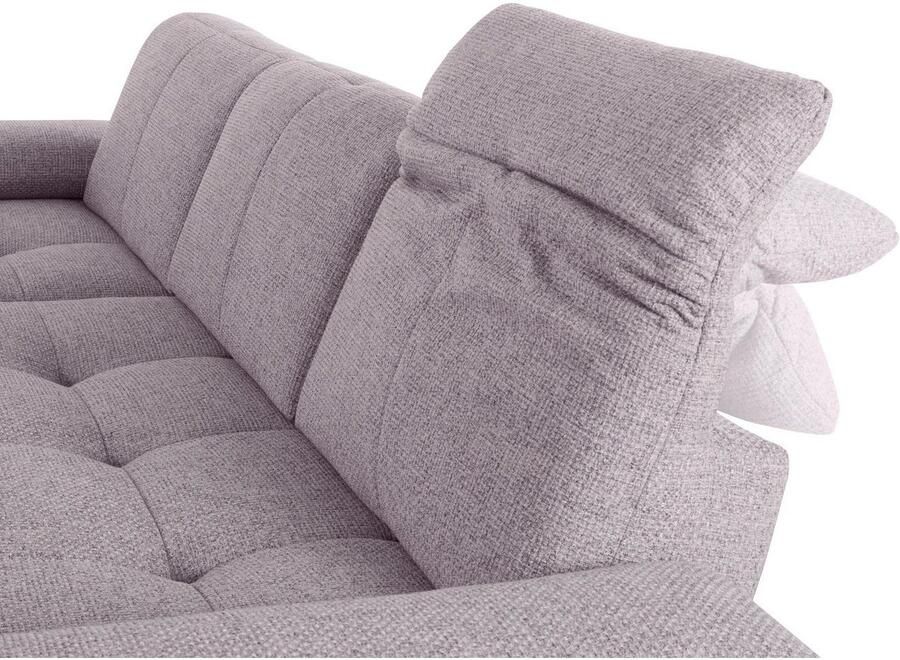 Andas Hoekbank Stenlille Multifunctionele sofa L-vorm incl. verstelbare zitdiepte hoofdbord en armleuning