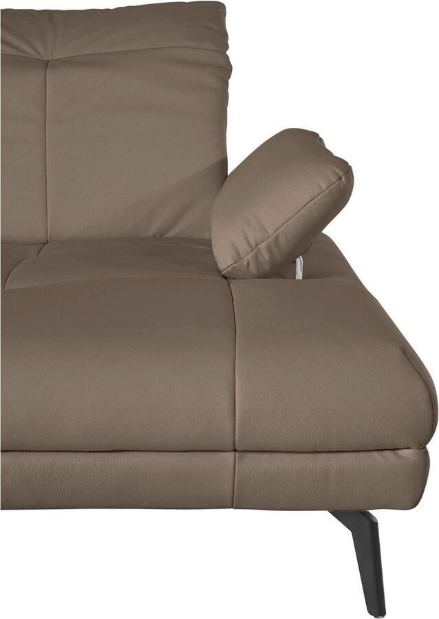 Andas Hoekbank Stenlille Multifunctionele sofa L-vorm incl. verstelbare zitdiepte hoofdbord en armleuning