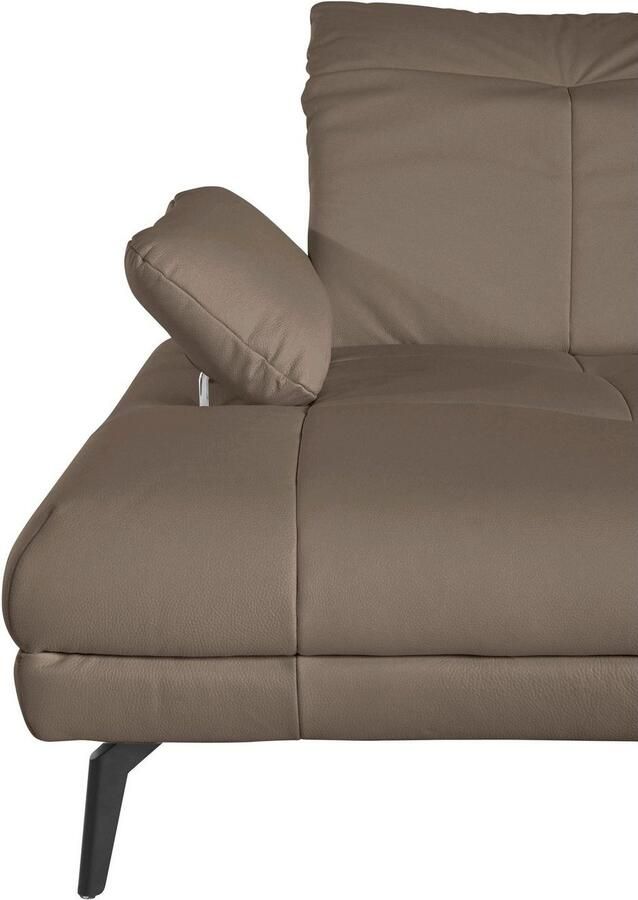 Andas Hoekbank Stenlille Multifunctionele sofa L-vorm incl. verstelbare zitdiepte hoofdbord en armleuning