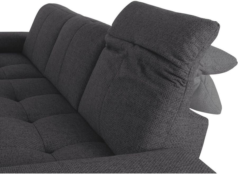 Andas Hoekbank Stenlille Multifunctionele sofa L-vorm incl. verstelbare zitdiepte hoofdbord en armleuning