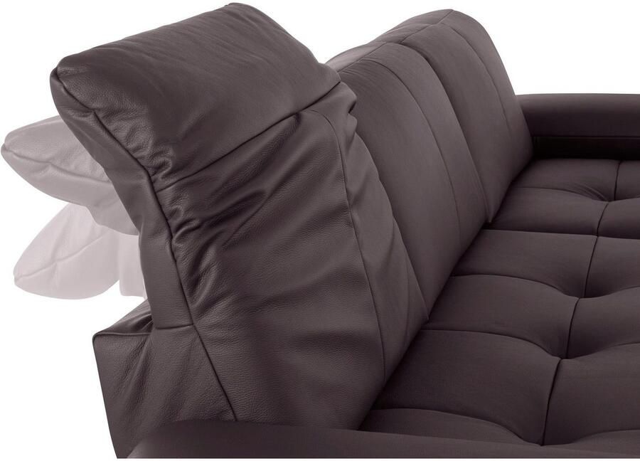 Andas Hoekbank Stenlille Multifunctionele sofa L-vorm incl. verstelbare zitdiepte hoofdbord en armleuning