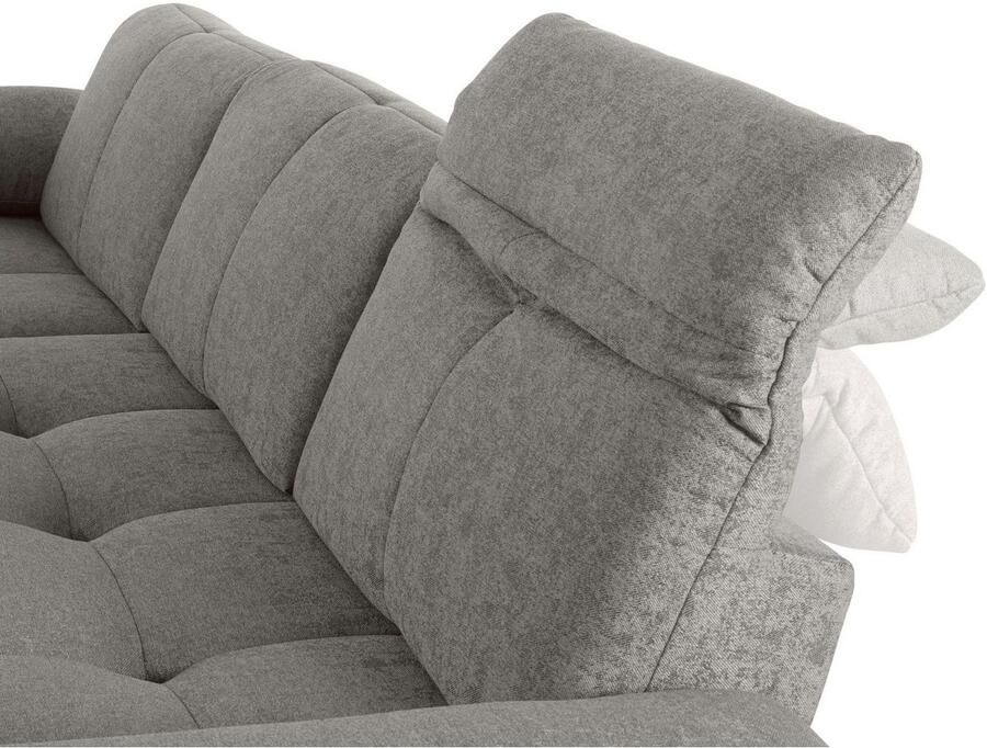 Andas Hoekbank Stenlille Multifunctionele sofa L-vorm incl. verstelbare zitdiepte hoofdbord en armleuning