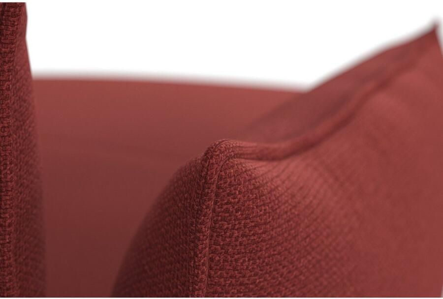 Andas Hoekbank Stine L-vorm Bijzonder design door kussen-look en opstaande naad by Morten Georgsen