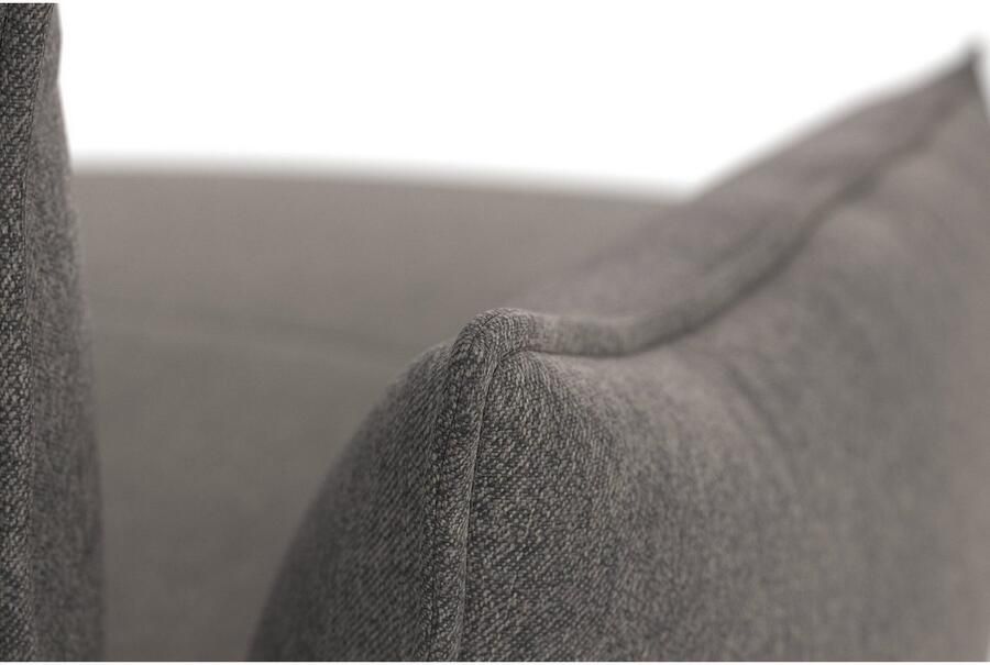 Andas Hoekbank Stine L-vorm Bijzonder design door kussen-look en opstaande naad by Morten Georgsen