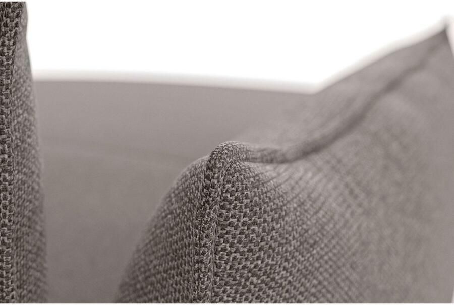 Andas Hoekbank Stine L-vorm Bijzonder design door kussen-look en opstaande naad by Morten Georgsen