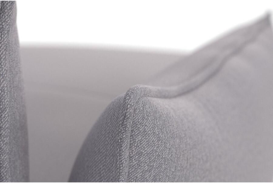 Andas Hoekbank Stine L-vorm Bijzonder design door kussen-look en opstaande naad by Morten Georgsen