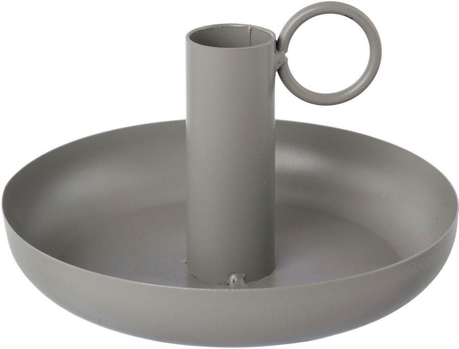 Andas Kandelaar Stompkaarsenhouder Engla uit metaal met decoratieve handgreep (set 3 stuks)