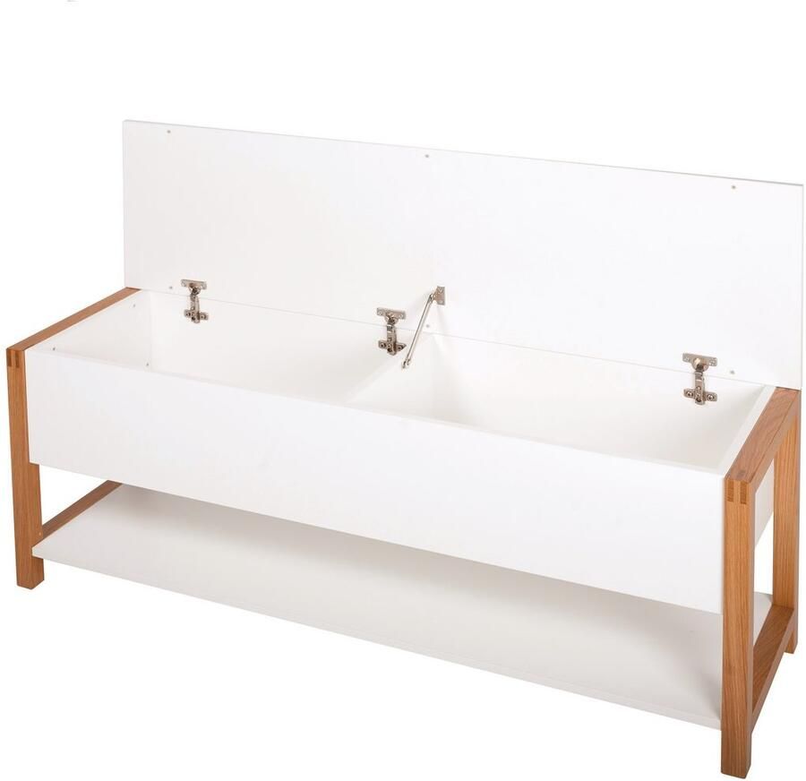 Andas Kistbankje in scandinavisch design houtfineer van eiken fsc -gecertificeerd