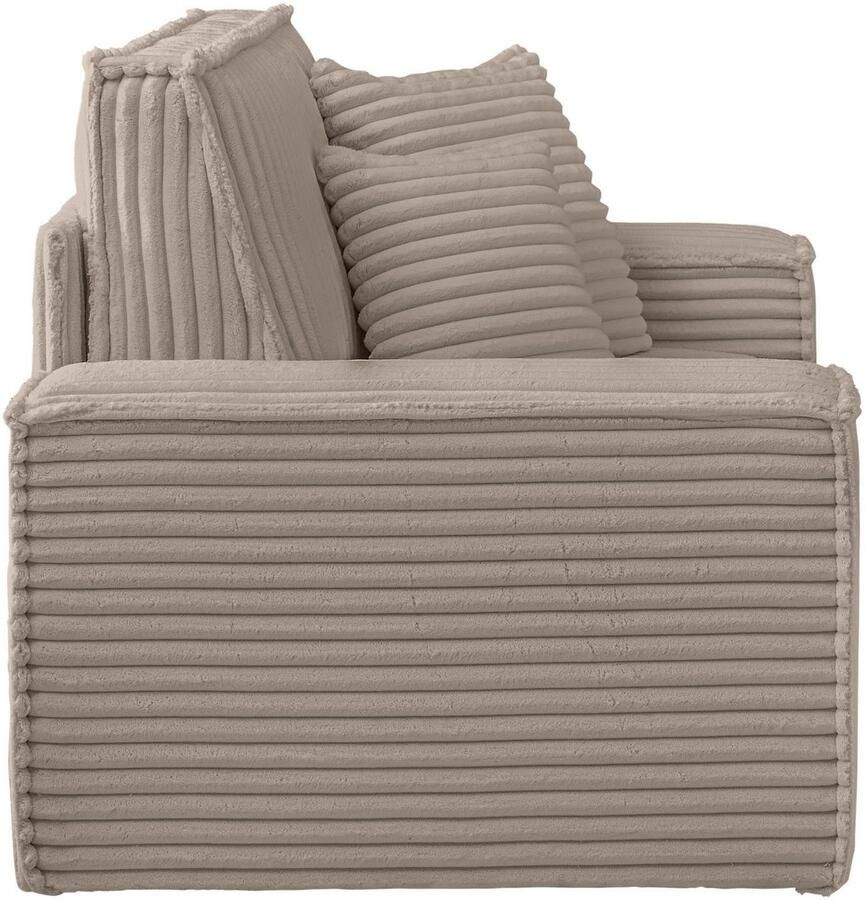 Andas Loveseat FINNLEY XXL-Fauteuil Leesfauteuil trendy stoffen incl. Sierkussens (1 stuk)