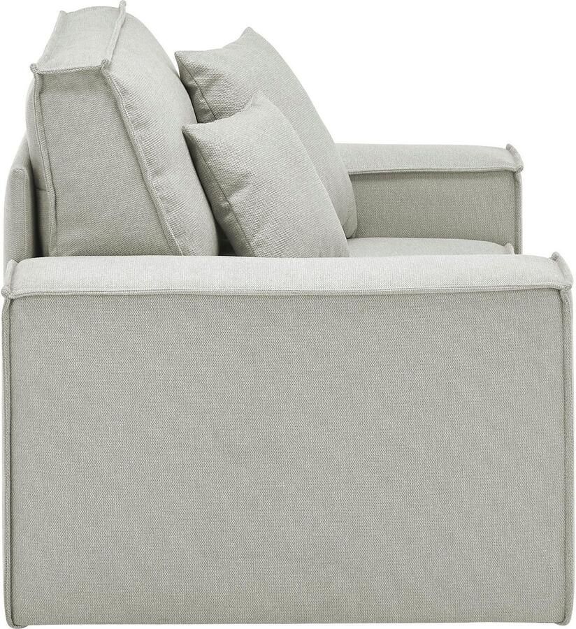 Andas Loveseat FINNLEY XXL-Fauteuil Leesfauteuil trendy stoffen incl. Sierkussens (1 stuk)