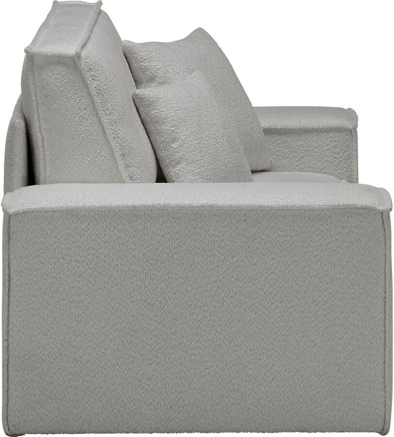 Andas Loveseat FINNLEY XXL-Fauteuil Leesfauteuil trendy stoffen incl. Sierkussens (1 stuk)