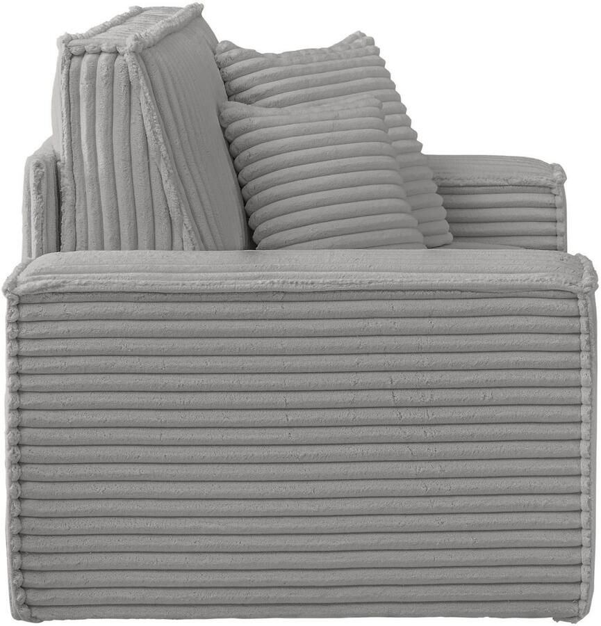 Andas Loveseat FINNLEY XXL-Fauteuil Leesfauteuil trendy stoffen incl. Sierkussens (1 stuk)