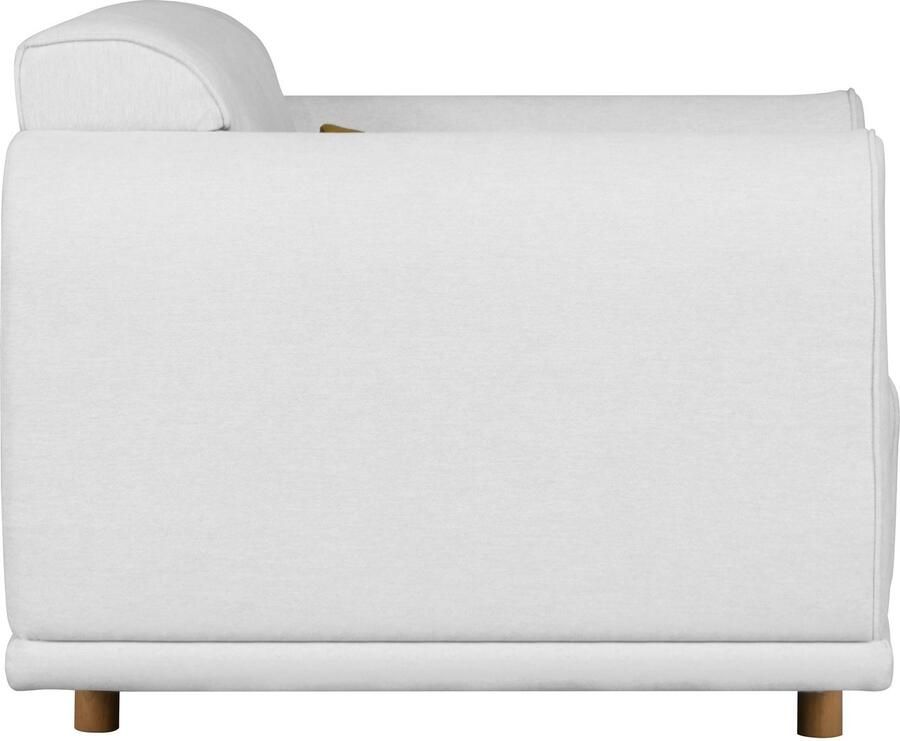 Andas Loveseat Maroon stoel in een scandinavisch design met losse kussens (set)