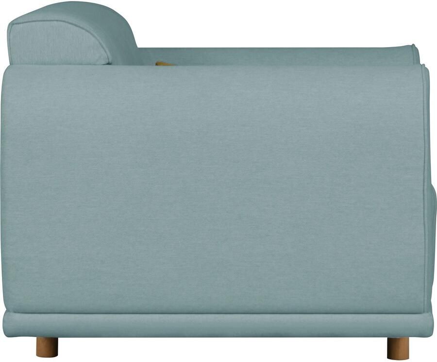 Andas Loveseat Maroon stoel in een scandinavisch design met losse kussens (set)
