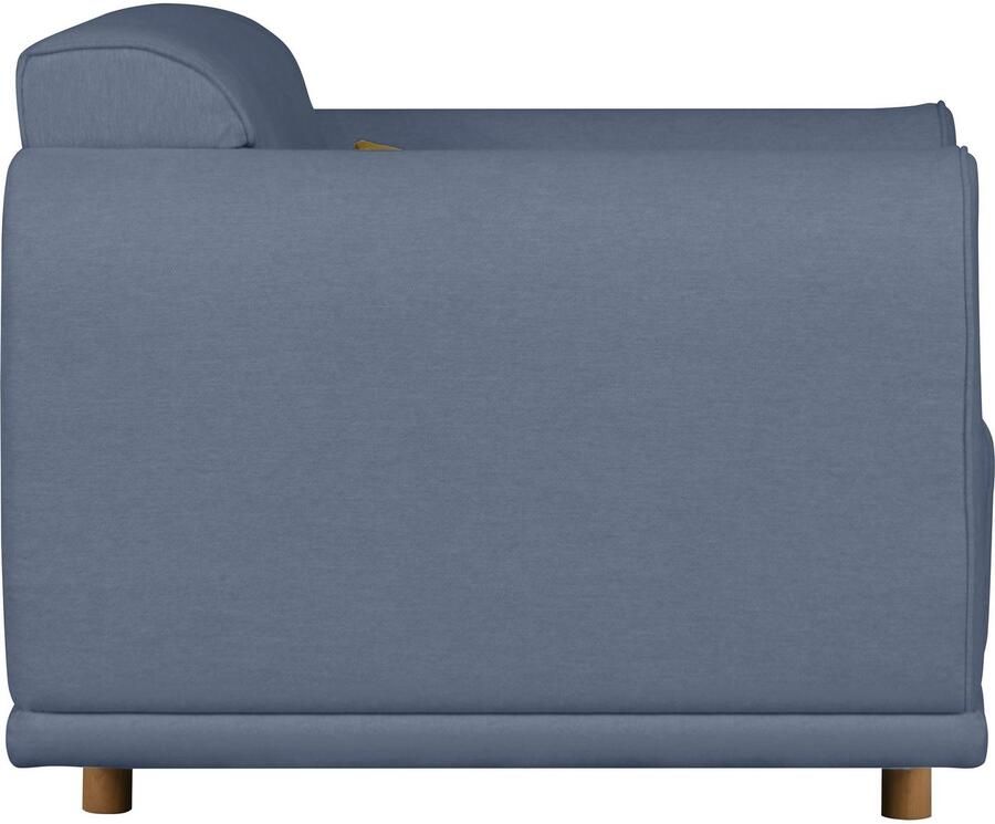 Andas Loveseat Maroon stoel in een scandinavisch design met losse kussens (set)