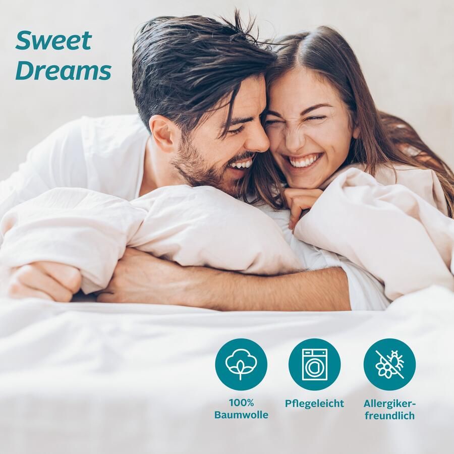 Andas Beddengoed Nordby Bedlinnen van katoen Scandinavisch design vanaf maat 135x200 cm (2-delig)