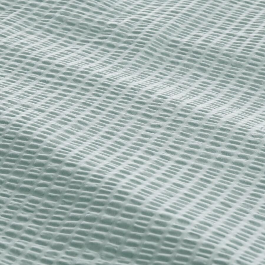 Andas Overtrekset Sari2 in mt. 135x200 of 155x220 cm van katoen uni dekbedovertrek in seersucker kwaliteit ideaal voor zomer (2-delig)