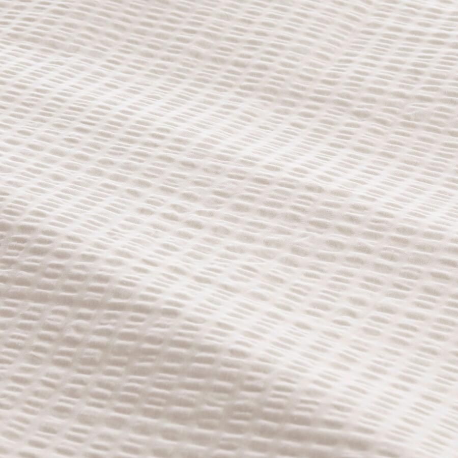 Andas Overtrekset Sari2 in mt. 135x200 of 155x220 cm van katoen uni dekbedovertrek in seersucker kwaliteit ideaal voor zomer (2-delig)